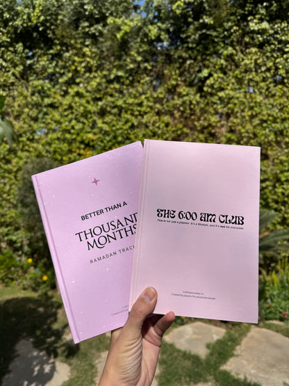 Bundle (Ramadan AND 6 AM Club Planner)! Will be delivered in 1 week